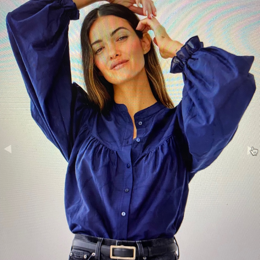 AYR Blouse - The New Romantic - Moon Struck - Large